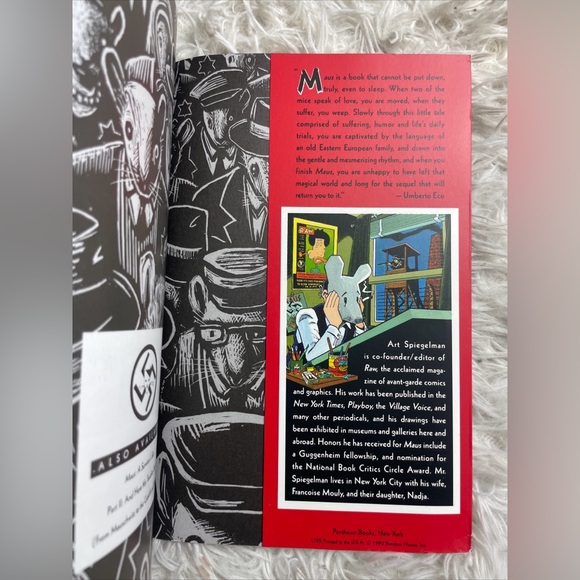 "MAUS I" A SURVIVOR'S TALE: MY FATHER BLEEDS HISTORY (1992) by Art Spiegelman - Picture 5 of 7